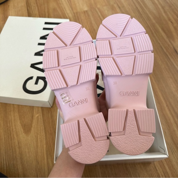 NIB Pink Ganni Rubber Clogs - Picture 4 of 6